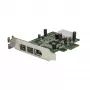 StarTech.com 3 prievadų 2b 1a žemo profilio 1394 PCI Express FireWire kortelės adapteris
