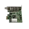StarTech.com 3 prievadų 2b 1a žemo profilio 1394 PCI Express FireWire kortelės adapteris