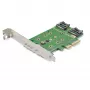 StarTech.com 3 prievadų M.2 SSD (NGFF) adapterio kortelė - 1 x PCIe (NVMe) M.2, 2 x SATA III M.2 - PCIe 3.0