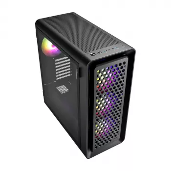 FSP CUT593P korpusas Full Tower mITX, mATX, ATX juodas ARGB
