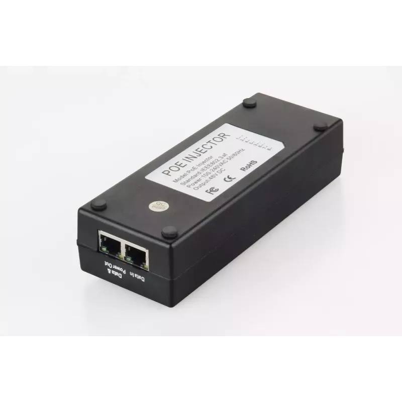 Microconnect POEINJ-15W PoE adapteris 10 Gigabit Ethernet 48 V