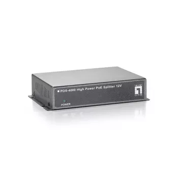 LevelOne POS-4000 PoE skirstytuvas su 12V DC išėjimu, 30W