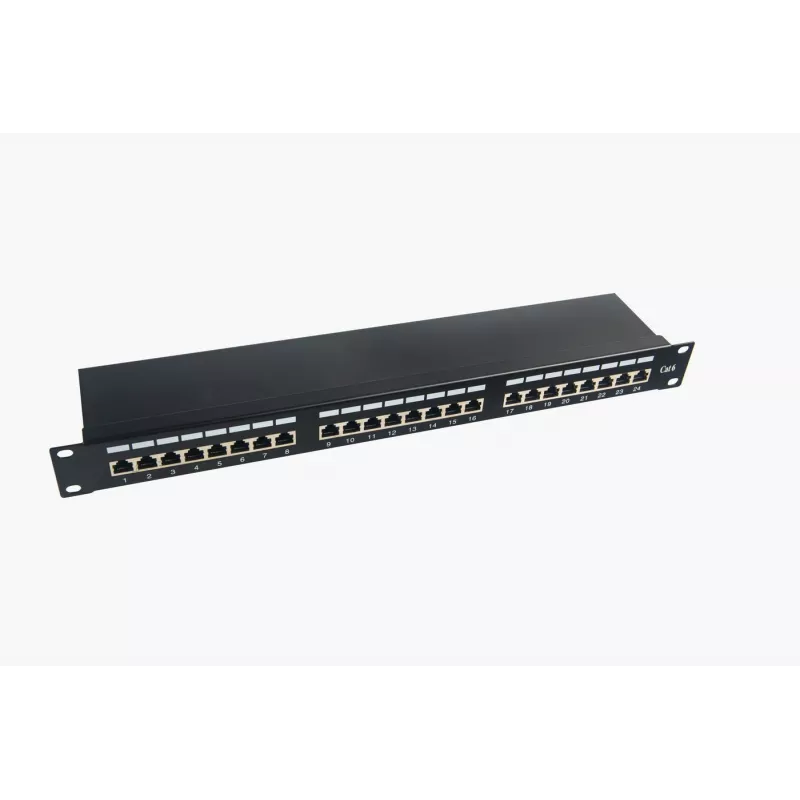 Microconnect PP-007 pataisų skydas 1U 24 prievadų Cat6