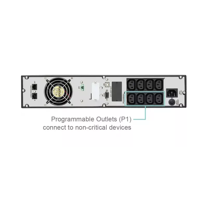 FSP Eufo 1.1k nepertraukiamo maitinimo šaltinis (UPS) Line-Interactive 1.1 kVA 990 W 8 AC lizdai