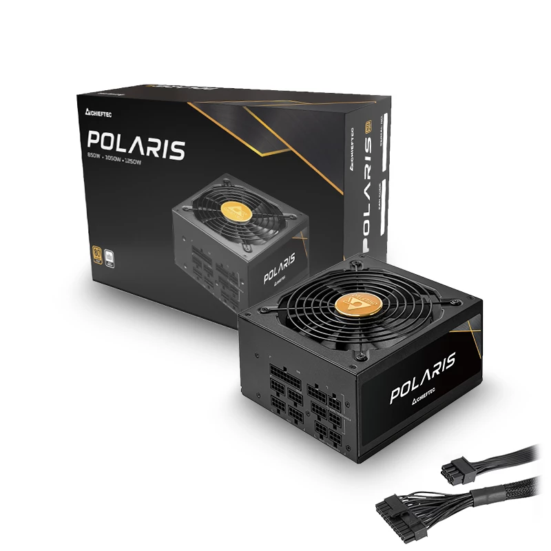 Chieftec Polaris PPS-1050FC maitinimo blokas 1050 W 20+4 pin ATX ATX juodas