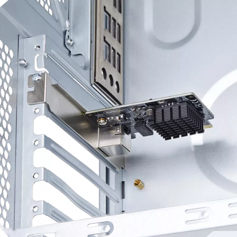 StarTech.com 1 prievado 5G gigabitinė PCIe tinklo adapterio kortelė, 5G/2.5G/1G/100M/10M PCI Express LAN kortelė, Realtek RTL8126, Windows ir Linux, TAA atitikties