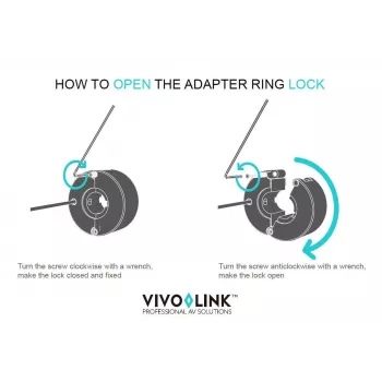 Vivolink PROADRING13S HDMI adapterio žiedas aliuminis