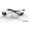 Vivolink PROADRING7S adapterio žiedas DisplayPort + Mini DisplayPort + USB Type-C į 3 x HDMI