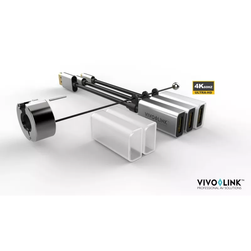 Vivolink PROADRING7S adapterio žiedas DisplayPort + Mini DisplayPort + USB Type-C į 3 x HDMI