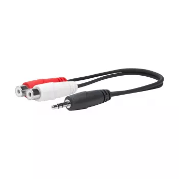 Vivolink PROMJMRCAF0.2 garso kabelis 0,2 m 2 x RCA 3,5 mm juodas