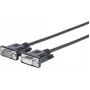 Vivolink PRORS15 RS-232 serialus kabelis juodas 15 m