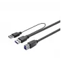 Vivolink PROUSB3AB7C-DUAL USB 3.0 aktyvus varinis kabelis 7 m