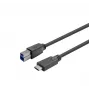 Vivolink PROUSBCBMM10 USB laidas USB 3.2 Gen 1 (3.1 Gen 1) 10 m USB C – USB B juodas