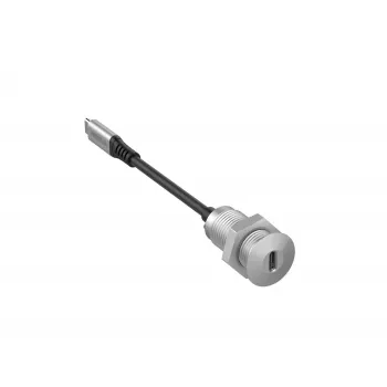 Vivolink PROUSBCMF0.3SOCKET USB-C kabelis USB 3.2 Gen 2 0,3 m pilkas