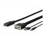 Vivolink PROVGAHDMI3 vaizdo kabelio adapteris 3 m HDMI VGA (D-Sub) + 3,5 mm + USB Type-A juodas