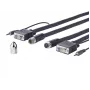 Vivolink PROVGASCW10 VGA kabelis 10 m VGA (D-Sub) juodas