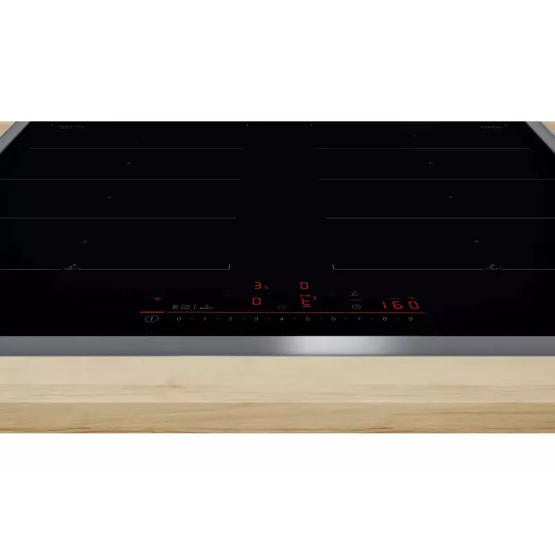 Bosch Serie 6 PXX645HC1E indukcinė kaitlentė juoda 60 cm įmontuojama 4 zonos