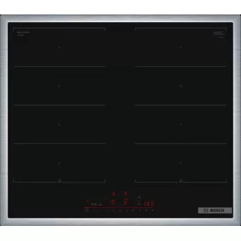 Bosch Serie 6 PXX645HC1E indukcinė kaitlentė juoda 60 cm įmontuojama 4 zonos