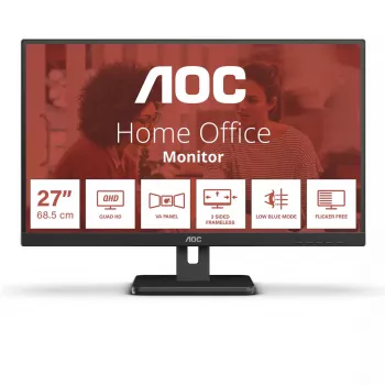 Monitorius AOC E3 Q27E3UAM 68,6 cm (27 col.) 2560 x 1440 pikseliai QHD juodas