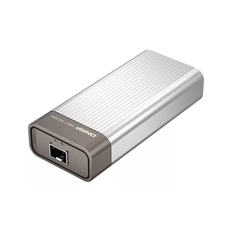 QNAP USB 4 Type-C į 1 x 10GbE SFP+ tinklo adapteris QNA-UC10G1SF