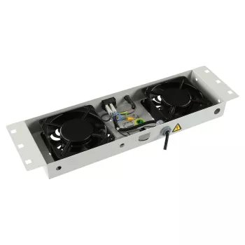 Lanview RAF115WH-UK 1U stogo ventiliatoriaus modulis 2 ventiliatoriai balta