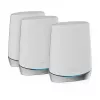 NETGEAR Orbi RBK753 AX4200 WiFi 6 tinklo sistema, trijų juostų (2.4 GHz / 5 GHz / 5 GHz), Wi-Fi 6 (802.11ax), balta, 7 vidiniai
