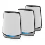 NETGEAR Orbi RBK853 AX6000 WiFi 6 tinklo sistema, trijų juostų (2,4 GHz / 5 GHz / 5 GHz), pilka