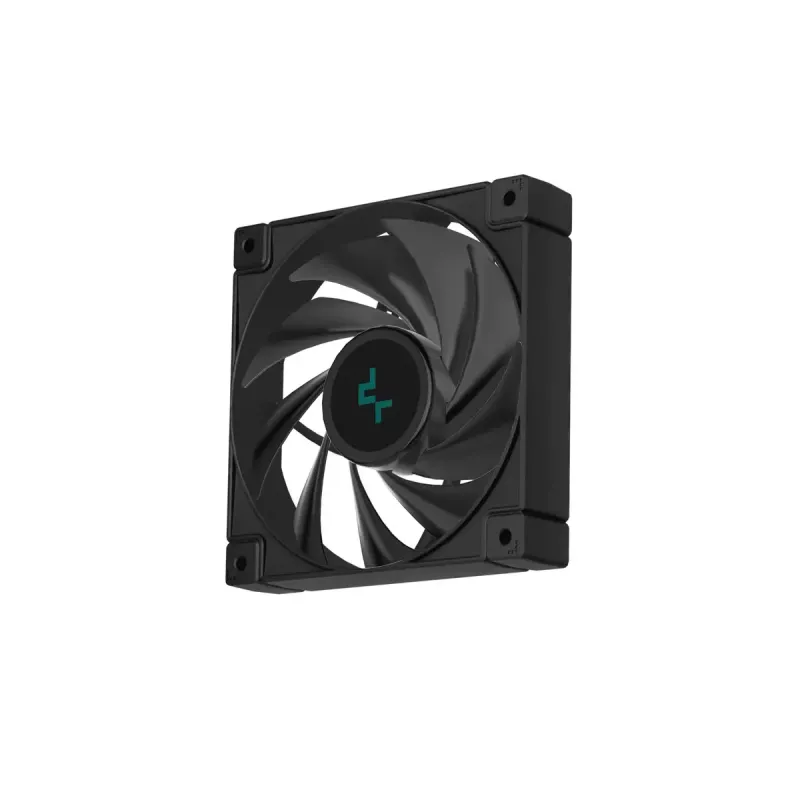 PC korpusas DeepCool CC560 V2 Midi Tower Juodas — ATX/microATX, grūdintas stiklas, RGB priekis, 360mm priekinis radiatorius, 370mm GPU