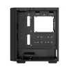 PC korpusas DeepCool CC560 V2 Midi Tower Juodas — ATX/microATX, grūdintas stiklas, RGB priekis, 360mm priekinis radiatorius, 370mm GPU