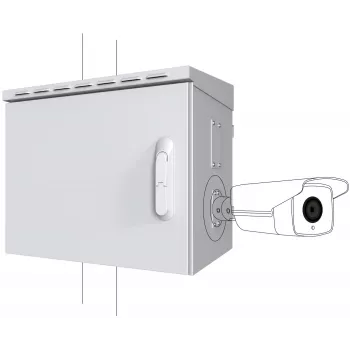 Lanview RCCTV005 stovo tipo kameros spinta 0U Balta