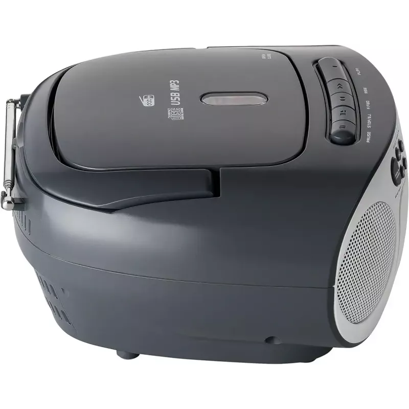 Nešiojamas muzikos centras Reflexion RCR2260DAB balta/pilka su DAB+/FM imtuvu ir CD grotuvu
