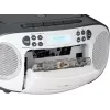 Nešiojamas muzikos centras Reflexion RCR2260DAB balta/pilka su DAB+/FM imtuvu ir CD grotuvu