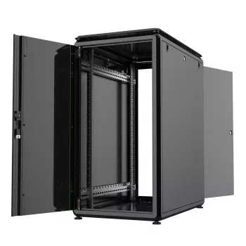 Lanview RDL22U61BL Data Line 19 colių 22U stovo spinta, 600 x 1000 x 1164 mm, juoda
