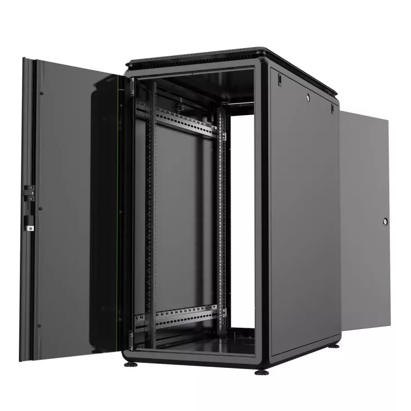 Lanview RDL22U61BL Data Line 19 colių 22U stovo spinta, 600 x 1000 x 1164 mm, juoda