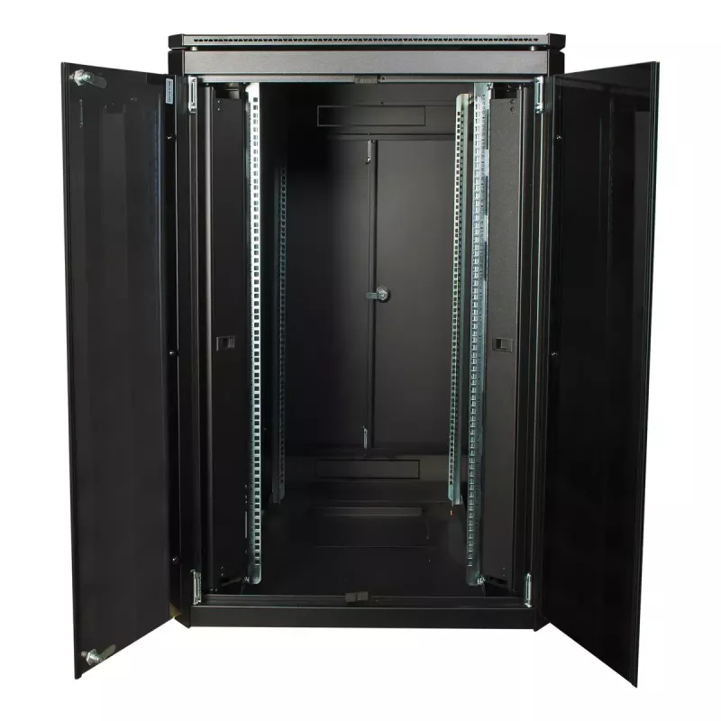 Laisvai pastatomas rėminis stovas LOGON RDL22U88BL 22U juodas 600 kg talpa