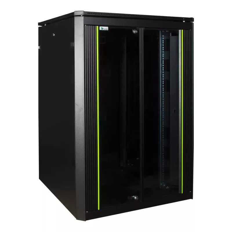 Laisvai pastatomas rėminis stovas LOGON RDL22U88BL 22U juodas 600 kg talpa