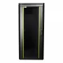 Stelažinis spintos korpusas LOGON RDL26U66BL 26U talpa 600 kg Juoda