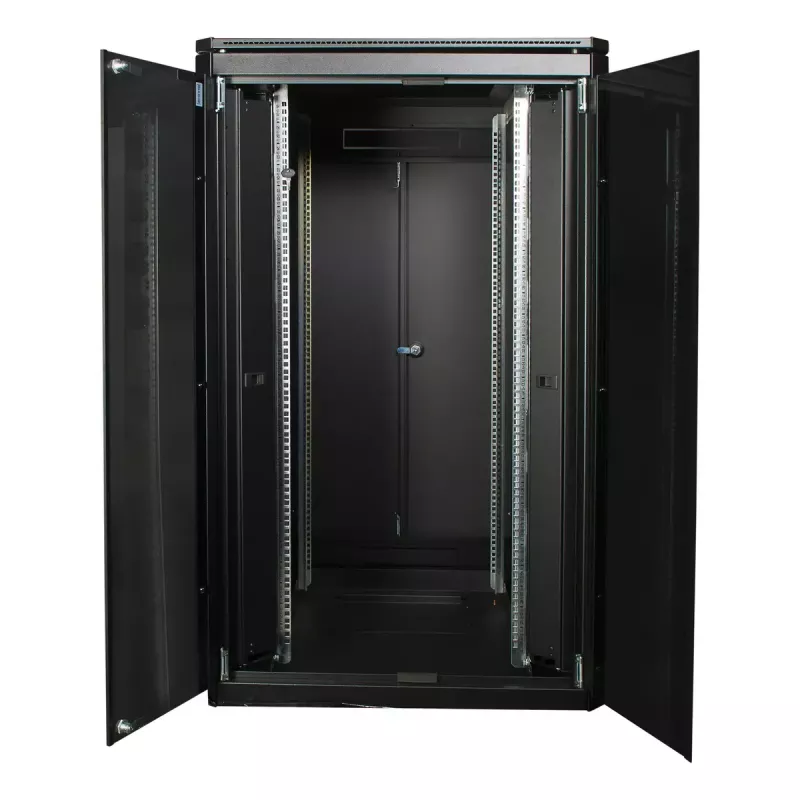 Laisvai pastatomas stelažas LOGON RDL26U88BL 26U juodas 600 kg talpa