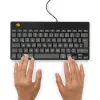 Ergonominė klaviatūra R-Go Compact Break, kompaktiška su pertraukų programine įranga, QWERTZ (DE), laidinė, juoda
