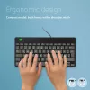 Ergonominė klaviatūra R-Go Compact Break, kompaktiška su pertraukų programine įranga, QWERTZ (DE), laidinė, juoda