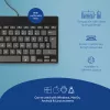 Ergonominė klaviatūra R-Go Compact Break, kompaktiška su pertraukų programine įranga, QWERTZ (DE), laidinė, juoda