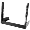 StarTech.com 2 stulpų 8U darbastalio serverio stovas, mažas atviras rėmas 19 colių kompiuterių stovas, kompaktiškas tinklo stovas AV / studijos / duomenų / IT įrangai - laisvai pastatomas dviejų stulpų namų / biuro stovas