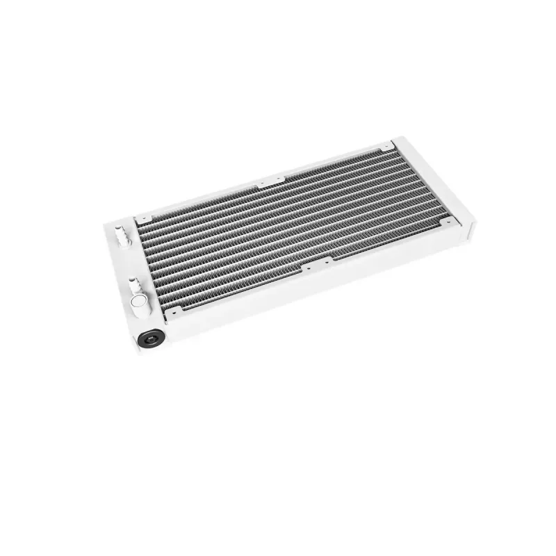 Vandens aušintuvas DeepCool LE520 WH — 120 mm ventiliatorius, 220 W TDP, baltas, palaiko LGA 1150/1151/1155/1200/1700 ir AM4/AM5
