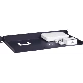 Montavimo komplektas Rackmount.IT RM-UB-T4 1U mėlynas metalinis 482mm plotis 217mm gylis