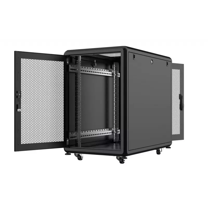 Lanview RSL16U61BL 19 colių 16U stovo spinta, Server Line, 600 x 1000 x 897 mm, juoda