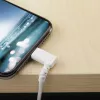 StarTech.com 2 m USB A į Lightning laidas, baltas, 90° stačiu kampu, armuotas aramidiniu pluoštu, Apple MFi sertifikuotas