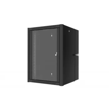 Lanview RWP16U45BL-D sieninis 19 inch spintos korpusas 16U IP20 juodas