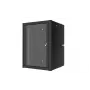 Lanview RWP16U45BL-D sieninis 19 inch spintos korpusas 16U IP20 juodas