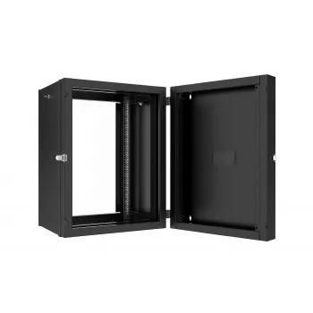 Lanview RWP16U45BL-D sieninis 19 inch spintos korpusas 16U IP20 juodas