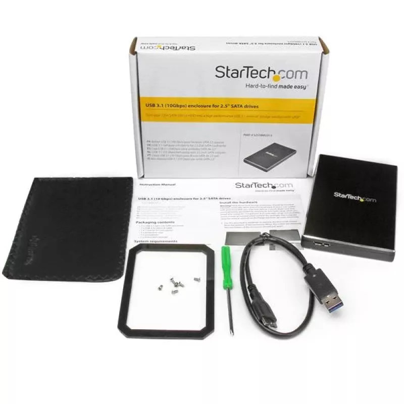 StarTech.com USB 3.1 (10 Gbps) dėklas 2,5 inch SATA diskams